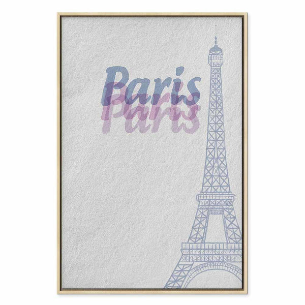 Quadro - Paris in Watercolours (1 Part) Vertical