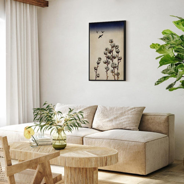 Quadro - Cotton Branches (1 Part) Vertical