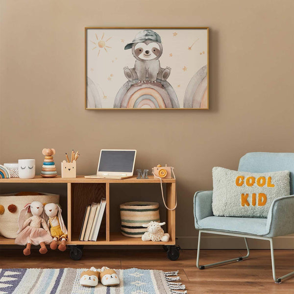 Poster - Little Animal Among Stars and Rainbows