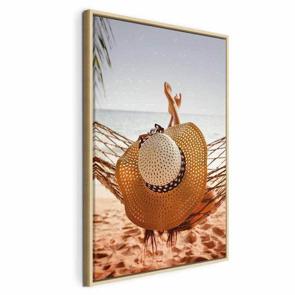 Quadro - Hammock on the Beach (1 Part) Vertical
