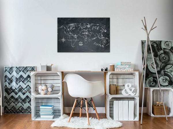 Quadro di sughero - Travel broadens the Mind