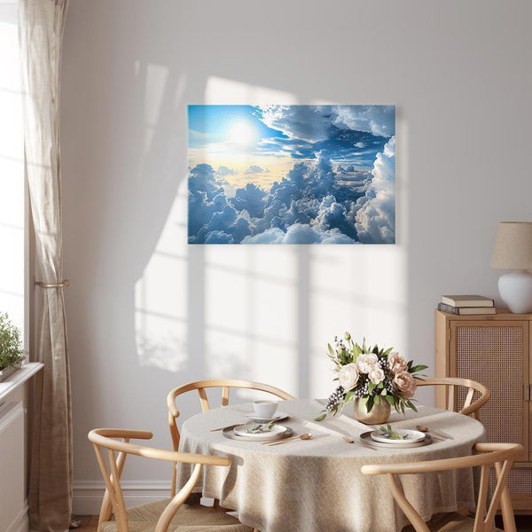 Quadro - Symphony of Light: Sun and Clouds Collaborating on a Beautiful Sky