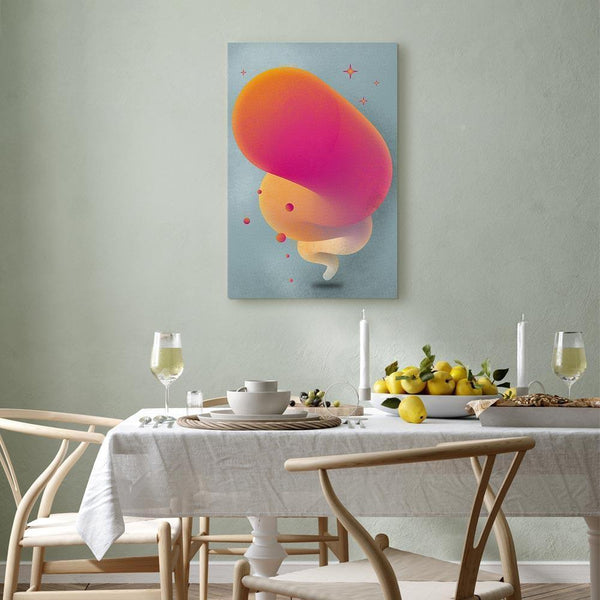 Quadro - Pink Streak (1 Part) Vertical