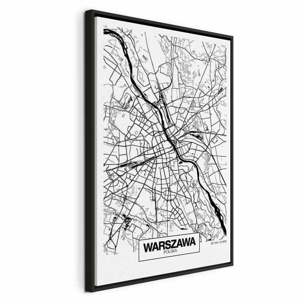 Quadro - City Plan: Warszawa (1 Part) Vertical