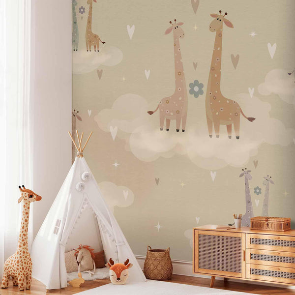 Carta da parati - Giraffes in Love