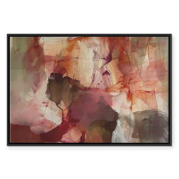 Quadro - Spring composition – transparencies and forms in watercolor style