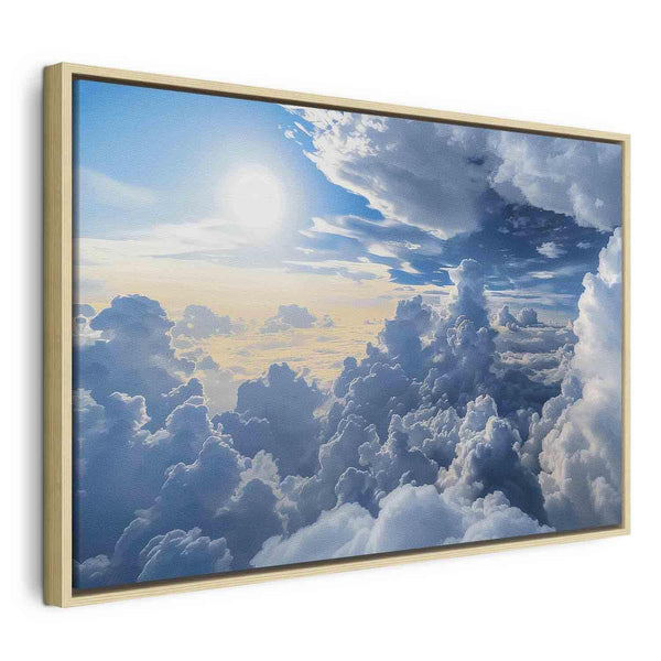 Quadro - Symphony of Light: Sun and Clouds Collaborating on a Beautiful Sky