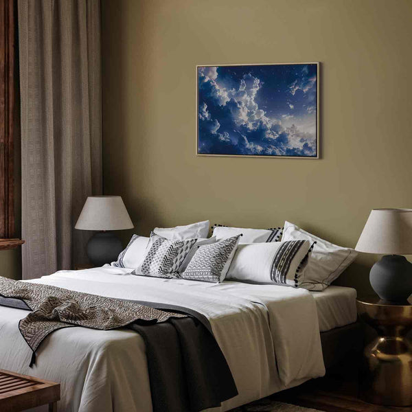 Quadro - Starry Clouds and Delicate Light Over a Corner of the Sky