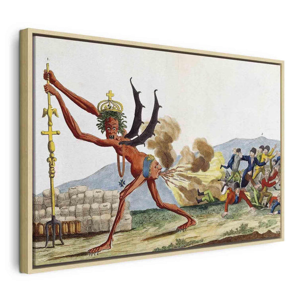 Quadro - Jacques-Louis David – Caricature of the English Government