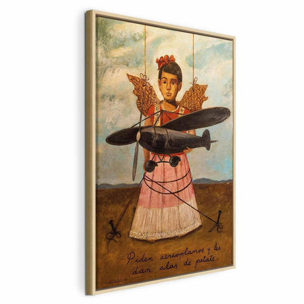 Quadro - Frida Kahlo – They Asked for Planes and Got Straw Wings