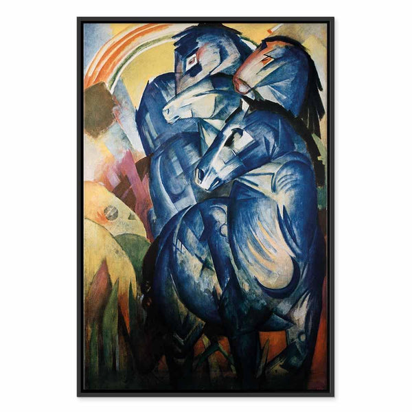 Quadro - Franz Marc – The tower of blue horses