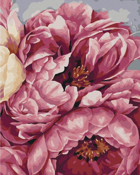 Quadro fai da te - Blooming peonies