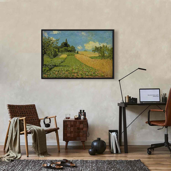 Quadro - Alfred Sisley – Grain fields on the hills of Argenteuil
