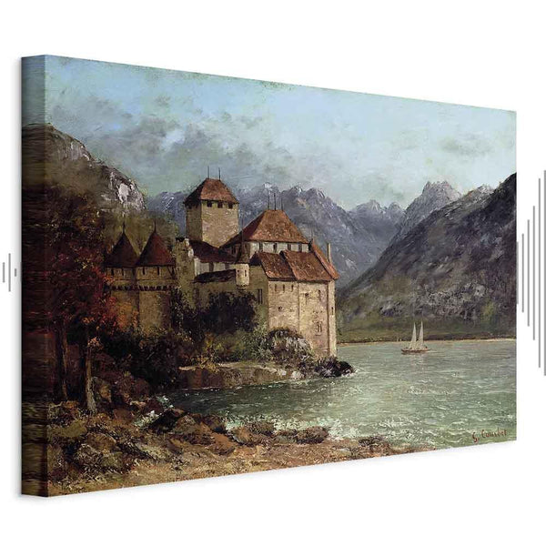 Quadro - Gustave Courbet -Chillon Castle