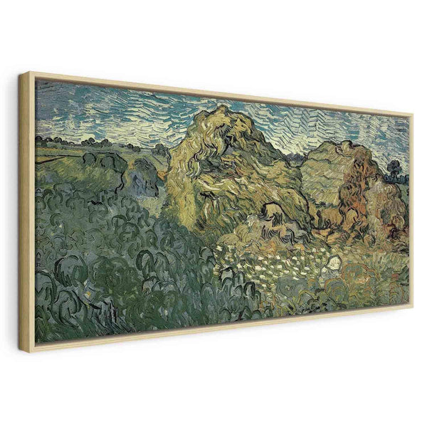 Quadro - Vincent Van Gogh – Field with Wheat Stacks