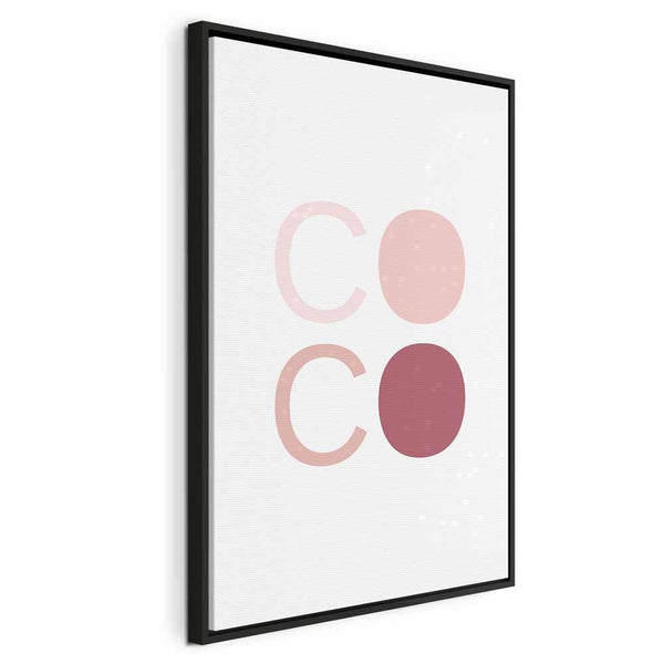Quadro - Pink Coco (1 Part) Vertical