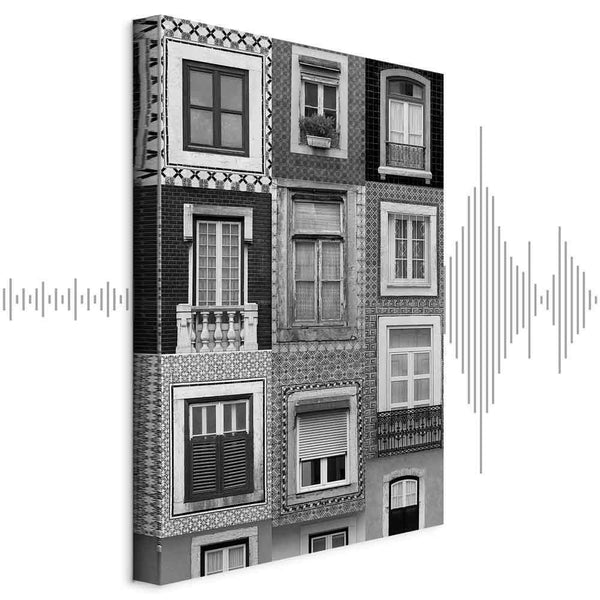 Quadro - Patterned Windows (1 Part) Vertical