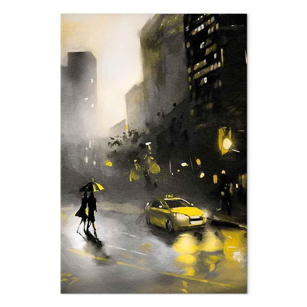 Quadro - City Glow (1 Part) Vertical