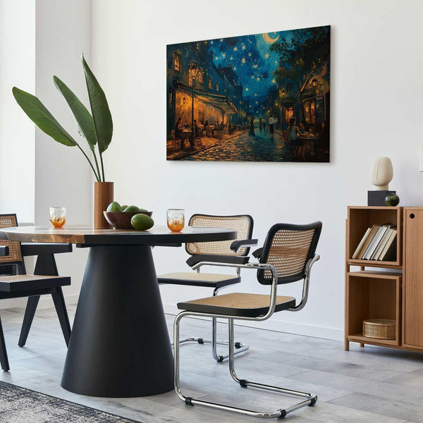 Quadro - Paris street – a painting inspired by Vincent van Gogh's style