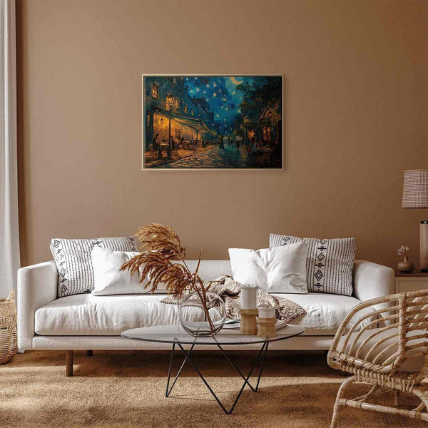 Quadro - Paris street – a painting inspired by Vincent van Gogh's style