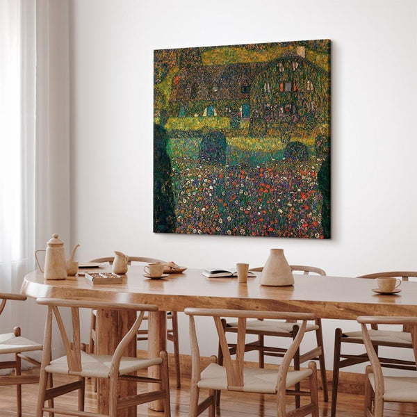 Quadro - Gustav Klimt – Country House on the Attersee Lake