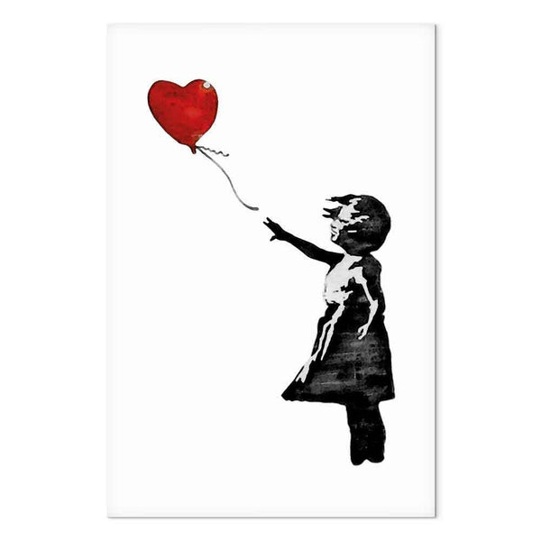 Quadro - Banksy: Girl with Balloon (1 Part) Vertical