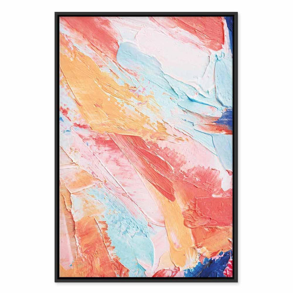Quadro - Spring Shades - A Colorful Mix of Warm and Cool Tones on Canvas