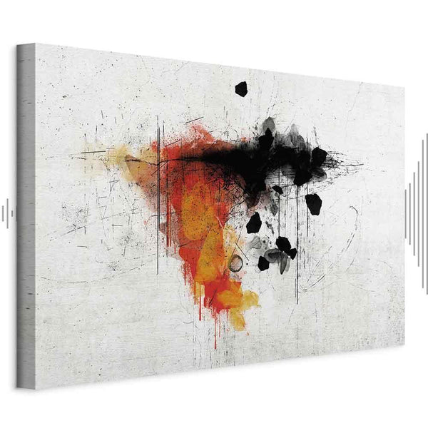 Quadro - Expression of Red (1 Part) Wide