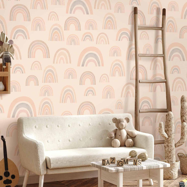 Carta da parati - Pastel Rainbows