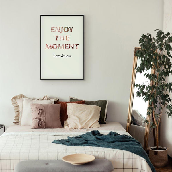 Quadro - Unique Moment (1-part) - English Text on White Background