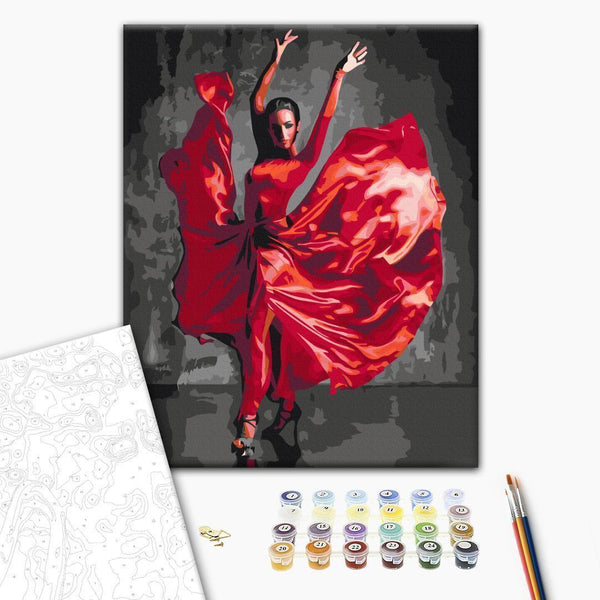 Quadro fai da te - Red Dress