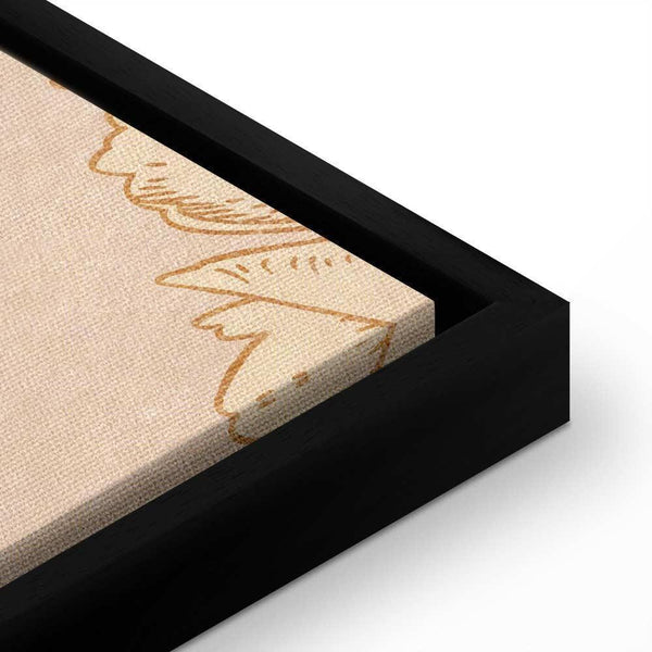 Quadro - Golden Mosaic of Nature (1 Part) Wide