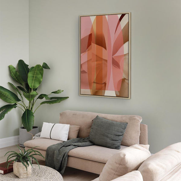 Quadro - Floral Kaleidoscope (1 Part) Vertical