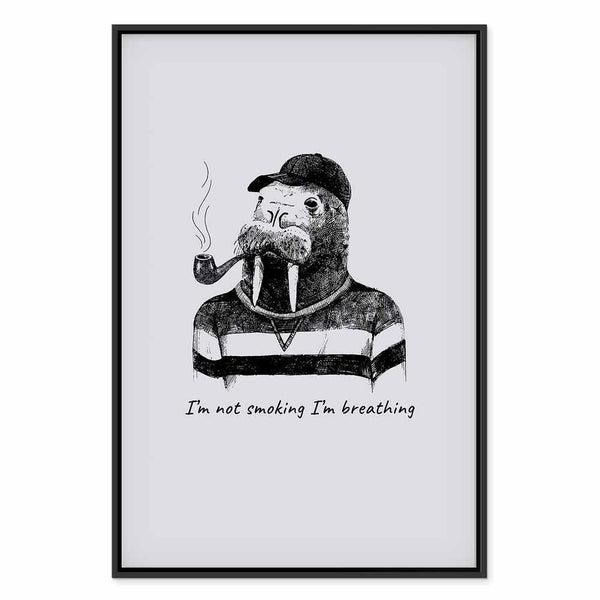 Quadro - I'm Not Smoking I'm Breathing (1 Part) Vertical