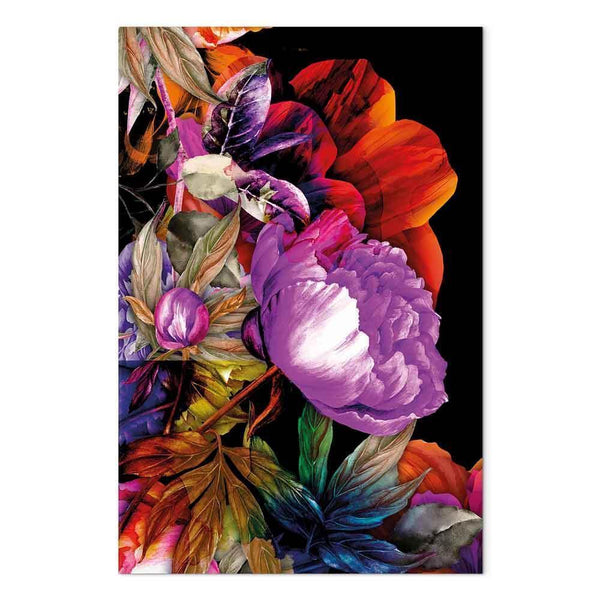 Quadro - Nature in Summer Hues (1-part) - Flower Garden of Inspiration