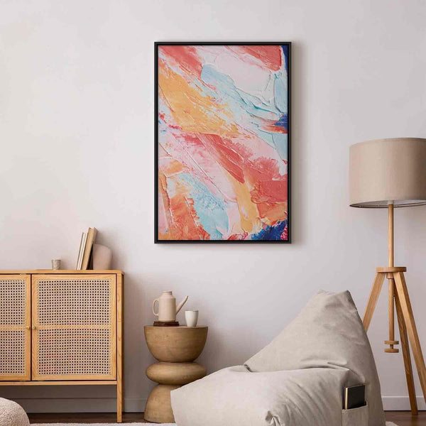Quadro - Spring Shades - A Colorful Mix of Warm and Cool Tones on Canvas