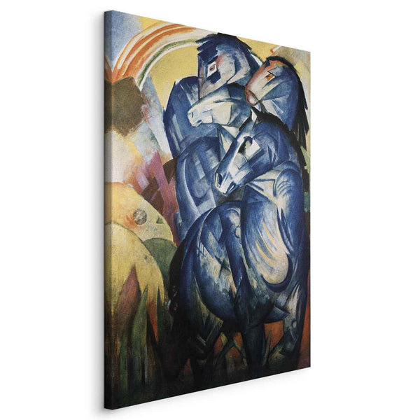 Quadro - Franz Marc – The tower of blue horses