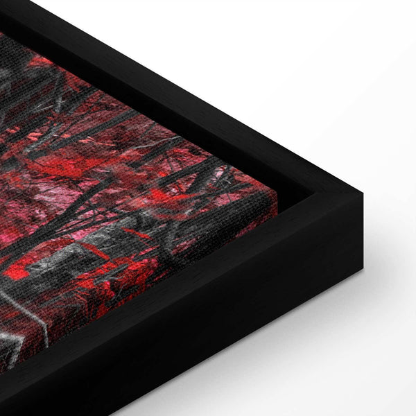 Quadro - Cascade of Thoughts (1 Part) Wide Red