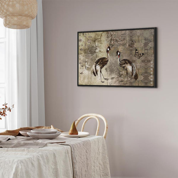 Quadro - Retro Cranes (1 Part) Wide