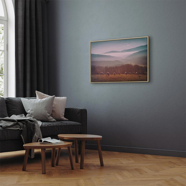 Quadro - Sheep in Mountain Landscape (1-part) - Animals in Nature