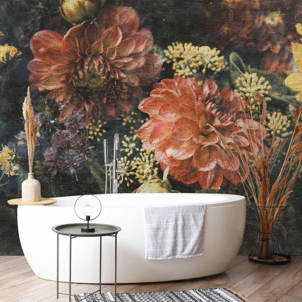 Carta da parati - Retro Flowers - First Variant