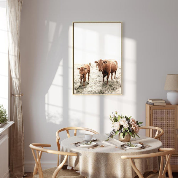 Quadro - Mother and Calf (1 Part) Vertical