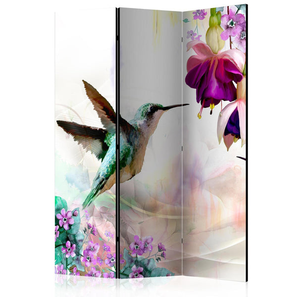 Paravento - Hummingbirds and Flowers