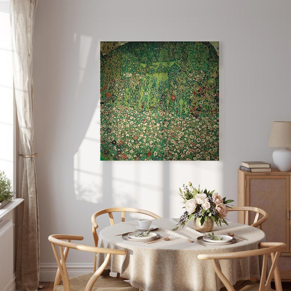Quadro - Gustav Klimt – Gartenlandschaft mit Bergkuppe