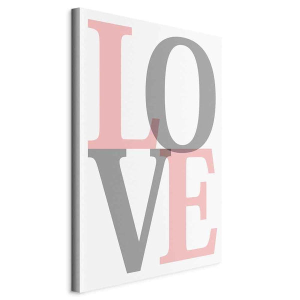 Quadro - Grey Love (1 Part) Vertical