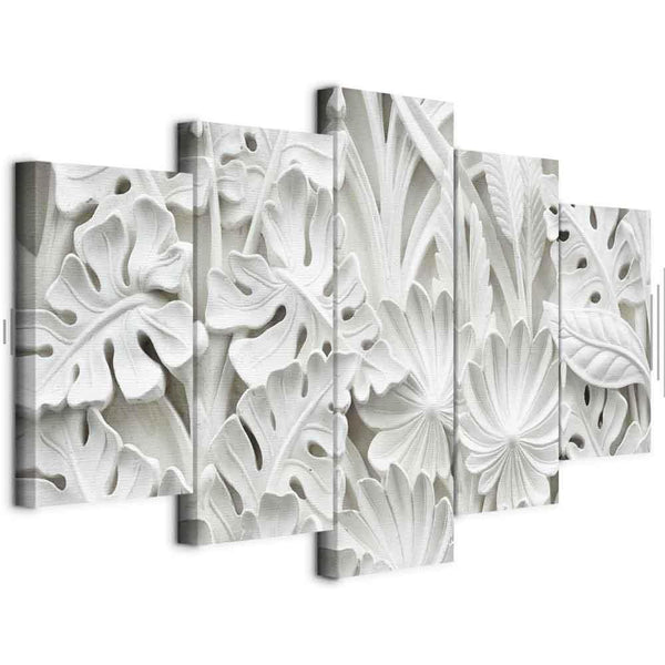 Quadro - Alabaster Garden (5 Parts) Wide