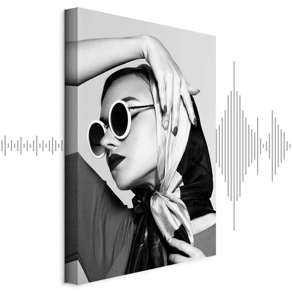 Quadro - Stylish Lady (1 Part) Vertical