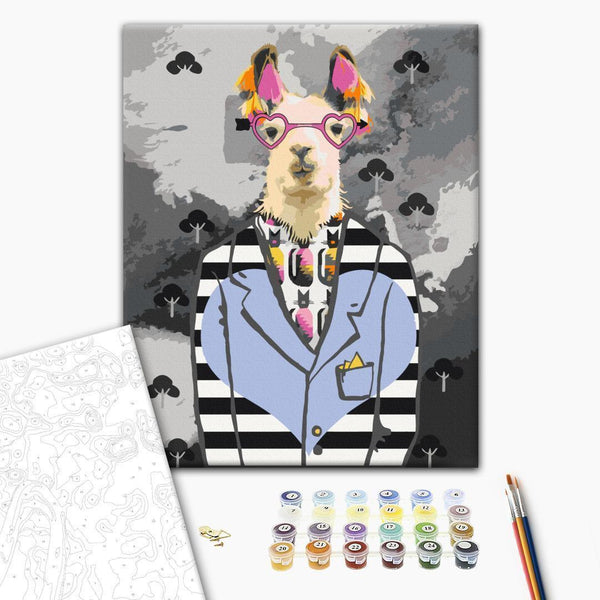 Quadro fai da te - Crazy Alpaca
