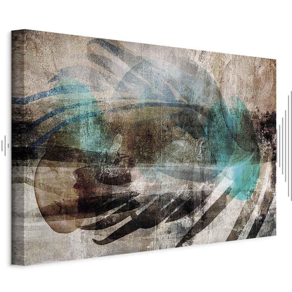 Quadro - Abstract Plume (1 Part) Wide