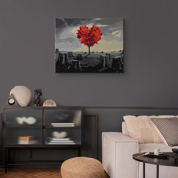 Quadro fai da te - Heart-Shaped Tree